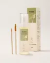 Huile de ricin – Soin pur et biologique pour la pousse des cheveux et des cils + accessoires en bambou