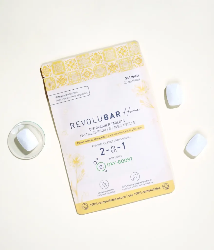 [4T-6] Dishwasher Tablets Without Packaging (35 tablets) – Powerful, Plastic-Free Clean