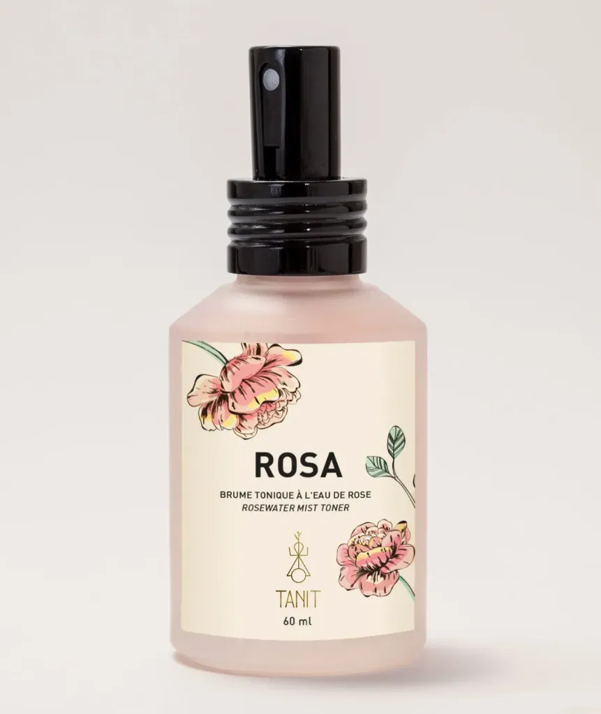 [16A-6] Brume d’eau de rose – Spray facial hydratant et rafraîchissant