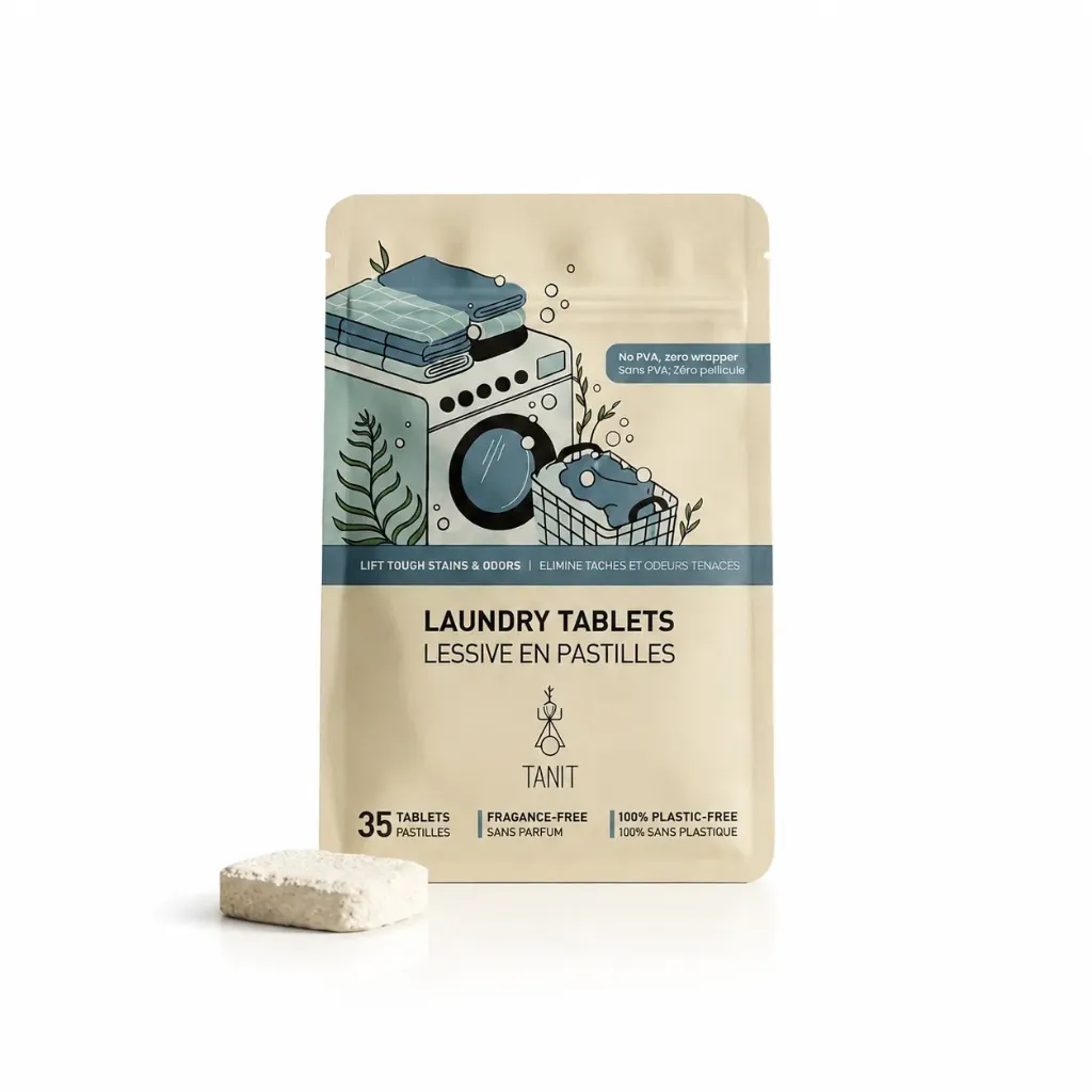 [4S-6] Laundry Tablets Without Packaging (35 tablets) – Powerful, Plastic-Free Cleaning
