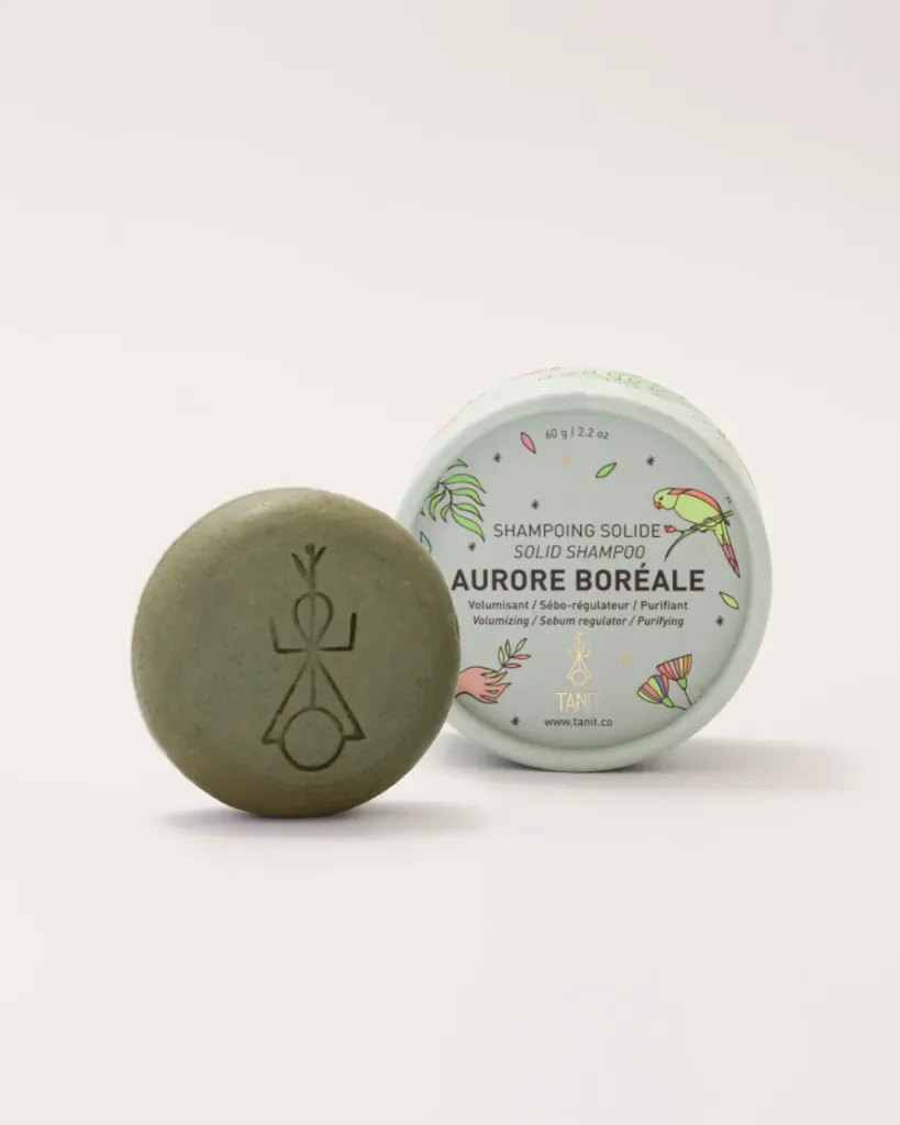 [10A-6] Shampoing solide – Soin capillaire doux et durable (Aurore Boréale)