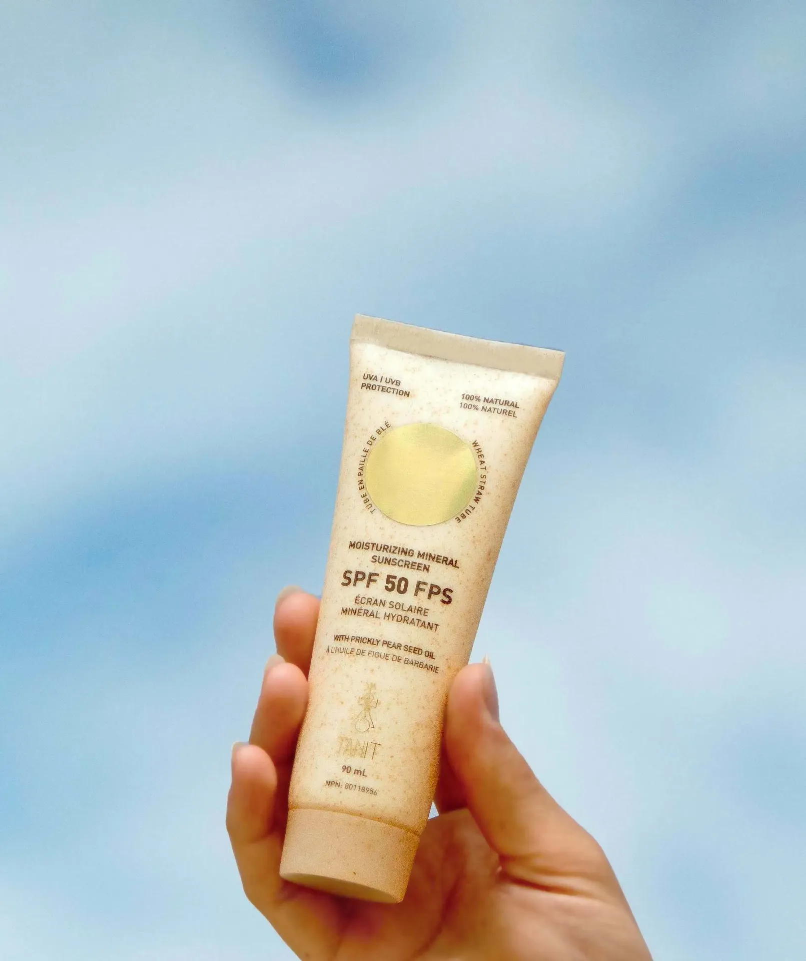 [15D-4] Écran solaire minéral hydratant SPF 30 & SPF 50 – Respectueux des récifs et hydratant (SPF50, Sans parfum)