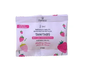 [6U-20] Toothpaste/Mouthwash Samples - Refill 8 tabs (Strawberry)