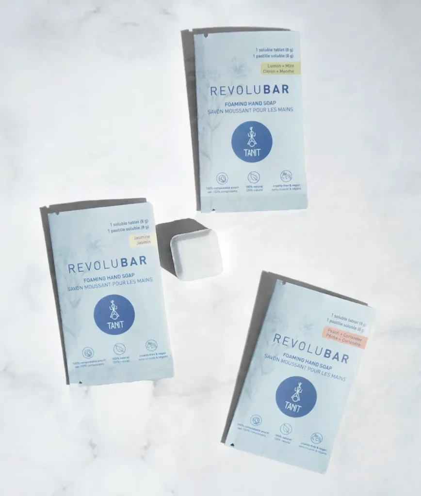 [4R-20] Pastilles de savon mousse pour les mains – Nettoyage durable et rafraîchissant (Sans parfum)