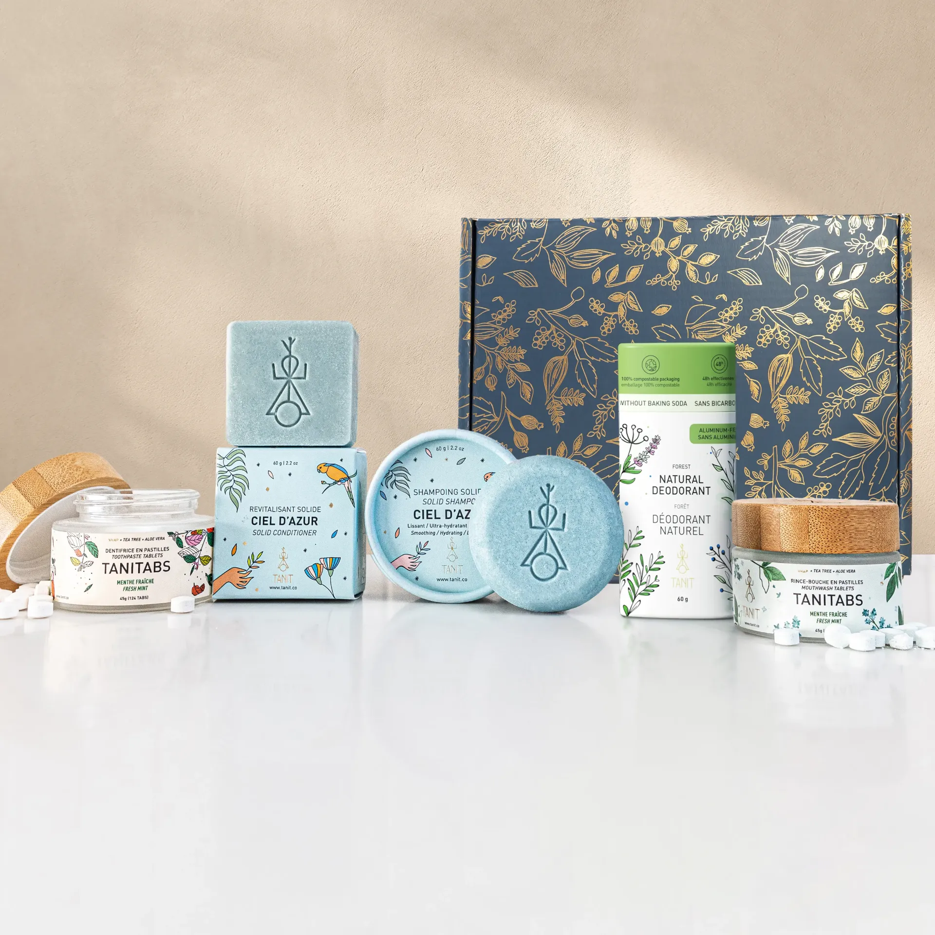 [23B-6] Coffret Routine Solide – Minimaliste et durable (Aurore Boréale)